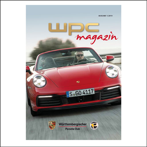 WPC Magazin: Titel mit rotem Porsche 911 Cabrio